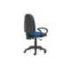 Silla de oficina con ruedas giratoria 360 Q-Connect respaldo medio azul