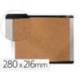 PIZARRA CORCHO BI-OFFICE INKA RECICLADO MARCO DE ALUMINIO 280X216 CM