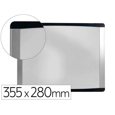 PIZARRA BLANCA BI-OFFICE INKA MAGNETICA ACERO LACADO MARCO DE ALUMINIO 355X280 CM