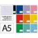 LIBRETA LIDERPAPEL SMART A5 PLUS 16 HOJAS 75G/M2 CUADRO 4MM CON MARGEN