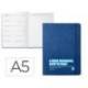 AGENDA ESCOLAR ANTARTIK 25-26 ENCUADERNADA GO! SIMIL PIEL AZUL OSCURO SEMANA VISTA A5 BILINGÜE PAPEL FSC 80 GR