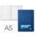 AGENDA ESCOLAR ANTARTIK 25-26 ENCUADERNADA GO! SIMIL PIEL AZUL OSCURO SEMANA VISTA A5 BILINGÜE PAPEL FSC 80 GR