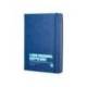 AGENDA ESCOLAR ANTARTIK 25-26 ENCUADERNADA GO! SIMIL PIEL AZUL OSCURO SEMANA VISTA A5 BILINGÜE PAPEL FSC 80 GR
