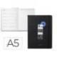 AGENDA ESCOLAR ANTARTIK 25-26 ENCUADERNADA GO! SIMIL PIEL NEGRO SEMANA VISTA A5 BILINGÜEPAPEL FSC 80 GR