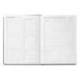 AGENDA ESCOLAR ANTARTIK 25-26 ENCUADERNADA GO! SIMIL PIEL NEGRO SEMANA VISTA A5 BILINGÜEPAPEL FSC 80 GR