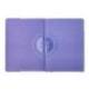AGENDA ESCOLAR ANTARTIK 25-26 ENCUADERNADA GO! SIMIL PIEL MORADO SEMANA VISTA A5 BILINGÜE PAPEL FSC 80 GR