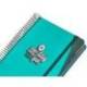 AGENDA ESCOLAR ANTARTIK 25-26 ESPIRAL FUN DAY TURQUESA DIA PAGINA A5 BILINGÜE PAPEL FSC 80 GR