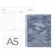 AGENDA ESCOLAR LIDERPAPEL 25-26 ESPIRAL PATTERNS MILITAR GRIS DIA PAGINA A5 BILINGÜE PAPEL FSC 80 GR