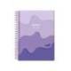 AGENDA ESCOLAR LIDERPAPEL 25-26 ESPIRAL MELTING MORADO DIA PAGINA A5 BILINGÜE PAPEL FSC 80 GR