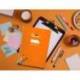 CUADERNO ESPIRAL LIDERPAPEL DI N A4 PAUTAGUIA TAPA BLANDA 80H 75 GR CUADRO PAUTADO 3MM COLOR NARANJA
