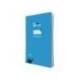CUADERNO ESPIRAL LIDERPAPEL DI N A4 PAUTAGUIA TAPA BLANDA 80H 75 GR CUADRO PAUTADO 3MM COLOR AZUL