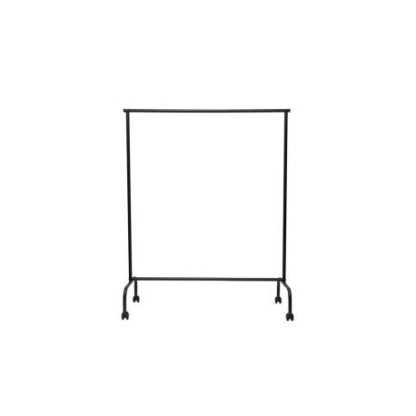 PERCHERO ROCADA MAULLIMBO CABALLETE EXTENSIBLE CON RUEDAS COLOR NEGRO 1270X505X1570 MM
