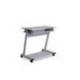 MESA ORDENADOR ROCADA RD-9100 SISTEMA BLOQUEO CON RUEDAS ESTRUCTURA METALICA CON BANDEJA TECLADO EXTRAIBLE