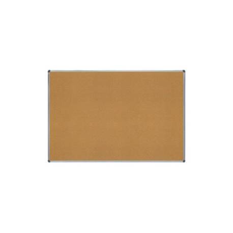 PIZARRA CORCHO ROCADA MARCO ALUMINIO CON CANTONERAS 100X150 CM