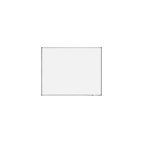 PIZARRA BLANCA ROCADA LACADA MAGNETICA MARCO ALUMINIO CON CANTONERAS 120X150 CM