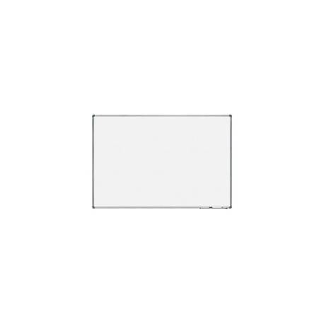 PIZARRA BLANCA ROCADA LACADA MAGNETICA MARCO ALUMINIO CON CANTONERAS 100X150 CM