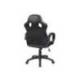 SILLA ROCADA GAMING CON BRAZOS FIJOS BASE NYLON CON RUEDAS BASCULANTE SIMILPIEL NEGRO/AZUL 480X490X1060-1160