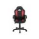 SILLA ROCADA GAMING CON BRAZOS FIJOS BASE NYLON CON RUEDAS SIMILPIEL NEGRO/ROJO 435X430X880-995 MM