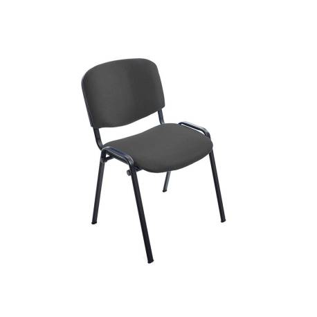 SILLA ROCADA CONFIDENTE ESTRUCTURA METALICA ASIENTO TELA IGNIFUGA GRIS 570X410X810 MM