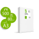 PAPEL COLOR Q-CONNECT DIN A3 80GR CELESTE PAQUETE DE 500 HOJAS