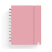 CUADERNO CARCHIVO INGENIOX FOAM A4 80H CUADRICULA ROSA PASTEL