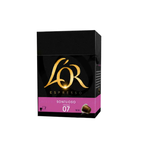 CAFE L OR ESPRESSO SONTUOSO FUERZA 8 CAJA DE 10 CAPSULAS