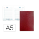 AGENDA ENCUADERNADA LIDERPAPEL CORFU 150X210 MM 2026 DIA PAGINA ROJO PAPEL 60 GR