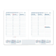 AGENDA ENCUADERNADA LIDERPAPEL CRETA 150X210 MM 2026 SEMANA VISTA LIGHT AZUL PAPEL 70 GR