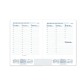 AGENDA ENCUADERNADA LIDERPAPEL CRETA 80X150 MM 2026 SEMANA VISTA NEGRO PAPEL 70 GR