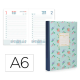 AGENDA ENCUADERNADA LIDERPAPEL NOMI A6 2026 DIA PAGINA AZUL PAPEL 70 GR FSC