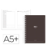 AGENDA ESPIRAL ANTARTIK ESSENTIALS A5+ 2026 DÍA PÁGINANEGRO PAPEL 80G FSC