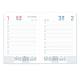 AGENDA ESPIRAL LIDERPAPEL CLASSIC A5 2026 DIA PAGINA AZUL CLARO PAPEL 70 GR FSC
