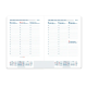 AGENDA ESPIRAL LIDERPAPEL CLASSIC A5 2026 SEMANA VISTA AZUL CLARO PAPEL 70 GR FSC