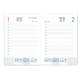 AGENDA ESPIRAL LIDERPAPEL CLASSIC A6 2026 DIA PAGINA ROJO PAPEL 70 GR FSC