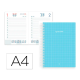 AGENDA ESPIRAL LIDERPAPEL GAZI A4 2026 DIA PAGINA AZUL CLARO PAPEL 70 GR FSC