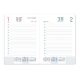 AGENDA ESPIRAL LIDERPAPEL SANTORINI A6 2026 DIA PAGINA VERDE PAPEL 60 GR FSC