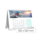 CALENDARIO ESPIRAL TRIANGULAR LIDERPAPEL IMAGENES CIUDADES 2026 14X15 CM PAPEL 128 GR CON PEGATINAS