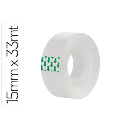 CINTA ADHESIVA GREENING TRANSPARENTE 33 MT X 15 MM