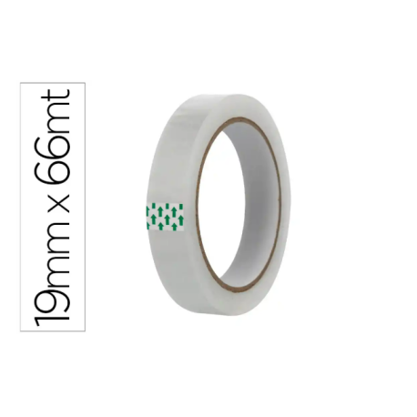CINTA ADHESIVA GREENING TRANSPARENTE 66 MT X 19 MM