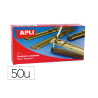 ENCUADERNADOR FASTENER DORADO APLI CAJA DE 50 UNIDADES