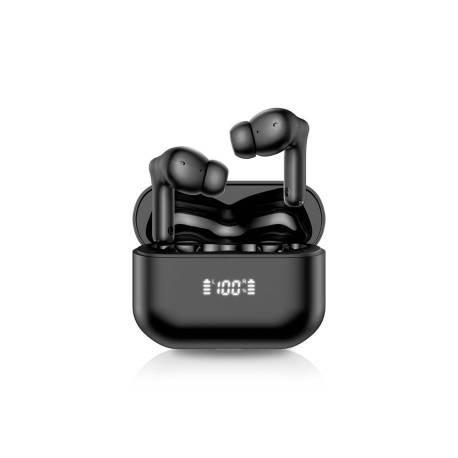 AURICULAR DAEWOO TWS BLUETOOTH 5.4 USB TIPO-C CANCELACION DE RUIDO CON ESTUCHE DE CARGA 450MAH COLOR NEGRO