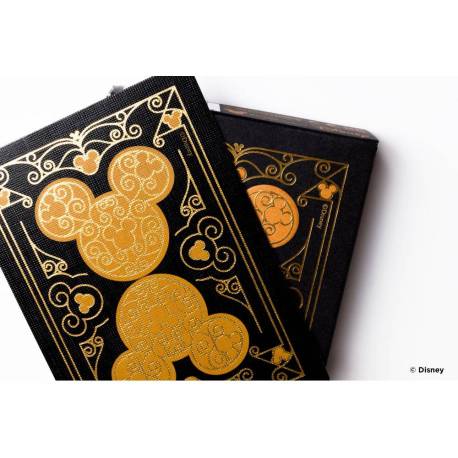 BARAJA DE CARTAS BICYCLE DISNEY BLACK AND GOLD MICKEY