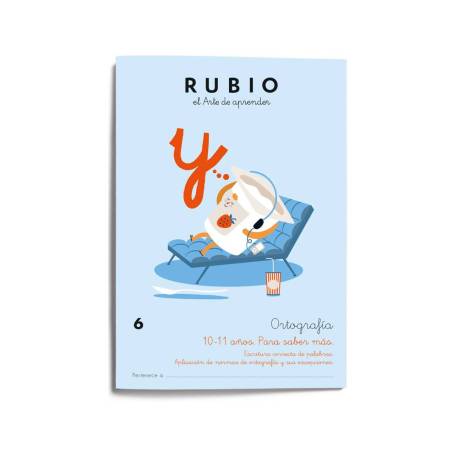 CUADERNO RUBIO ORTOGRAFIA 6