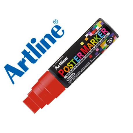 ROTULADOR ARTLINE POSTER MARKER EPP-20 PUNTA RECTANGULAR 20 MM COLOR MARRON