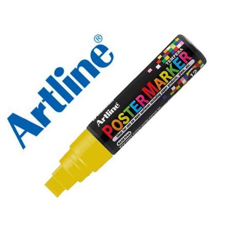 ROTULADOR ARTLINE POSTER MARKER EPP-12 PUNTA RECTANGULAR 12 MM COLOR AMARILLO