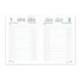 DIETARIO LIDERPAPEL 2026 CUARTO 150X215 MM DIA PAGINA COLOR ROJO PAPEL 70 GR