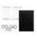 AGENDA ENCUADERNADA LIDERPAPEL CRETA 170X240 MM 2026 SEMANA VISTA NEGRO PAPEL 70 GR