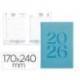 AGENDA ENCUADERNADA LIDERPAPEL CRETA 170X240 MM 2026 DIA PAGINA NEW COLOR PAPEL 70 GR