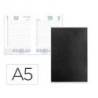 AGENDA ENCUADERNADA LIDERPAPEL CORFU 150X210 MM 2026 DIA PAGINA NEGRO PAPEL 60 GR