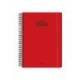 AGENDA ESPIRAL LIDERPAPEL CLASSIC A6 2026 DIA PAGINA ROJO PAPEL 70 GR FSC
